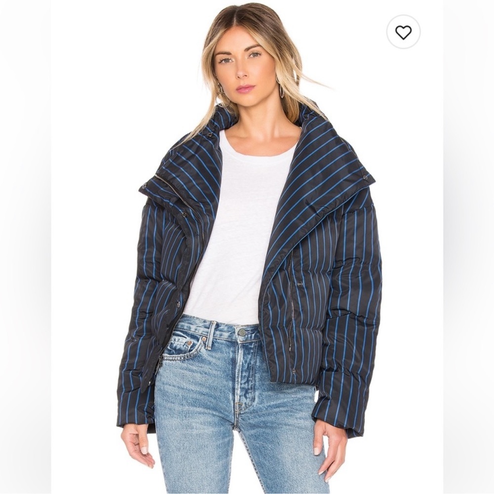THEORY - Offset pinstripe Jacket - Petite